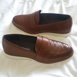 New Cole Haan 8.5 ZeroGrand Loafers Hazelnut Leather